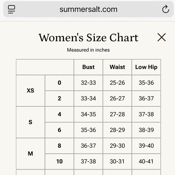 NWT Summersalt String Bikini Bottom Swimsuit Black Size 4 - Picture 12 of 14